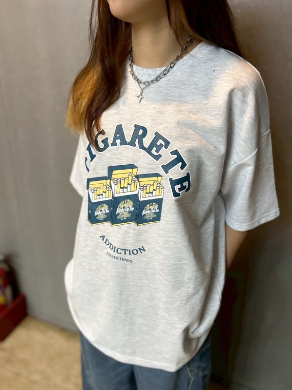 【現貨】香菸盒印花Tee 