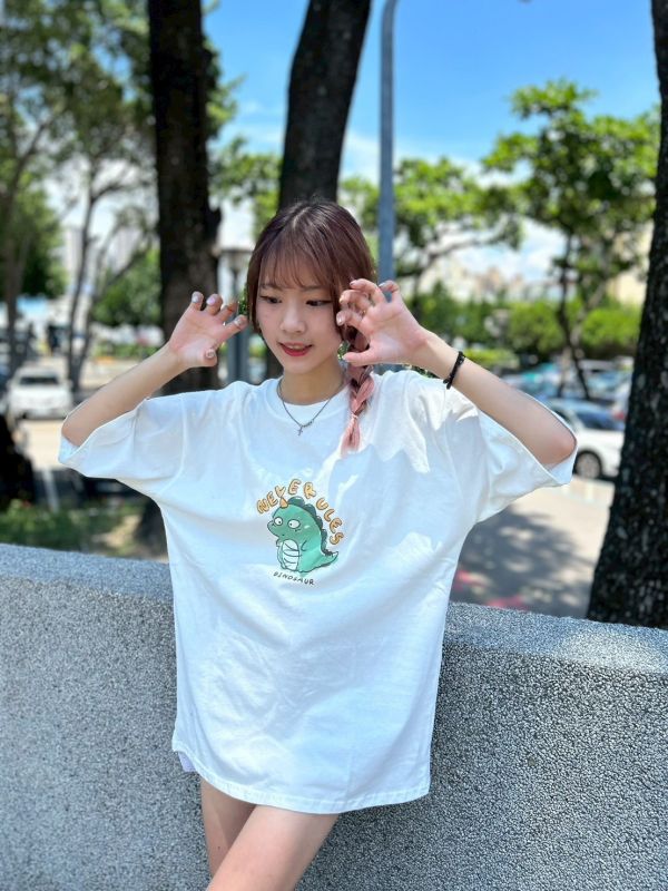 NEVERULES 恐龍插畫Tee 