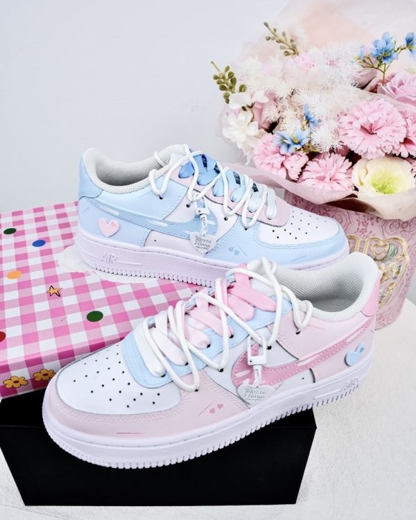 【訂製款】Nike Air Force 1反轉鴛鴦甜心 - 女款 