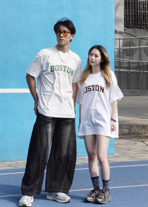 【現貨】BOSTON英字短Tee 