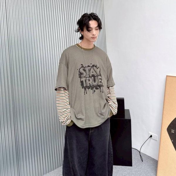 【現貨】STAY TRUE噴漆印花短Tee 