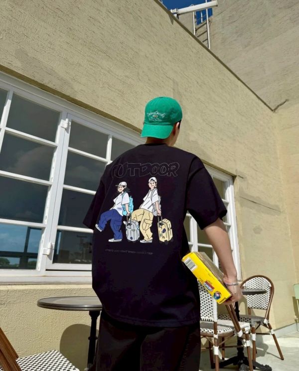 【SORONA®現貨】OUTDOOR雙人旅行涼感Tee 