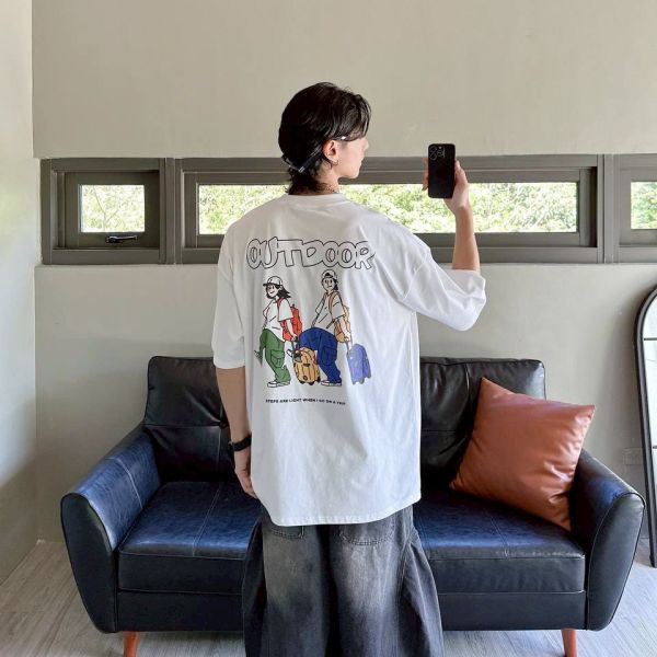 【SORONA®現貨】OUTDOOR雙人旅行涼感Tee 