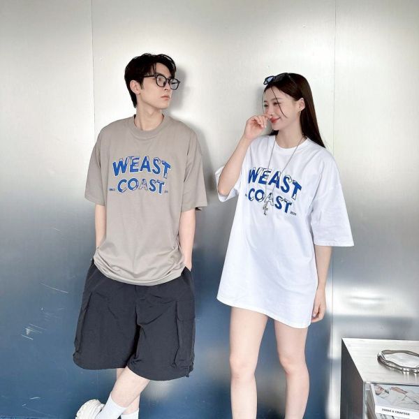 【SORONA®現貨】WEAST COAST接縫線造型貼布涼感Tee 