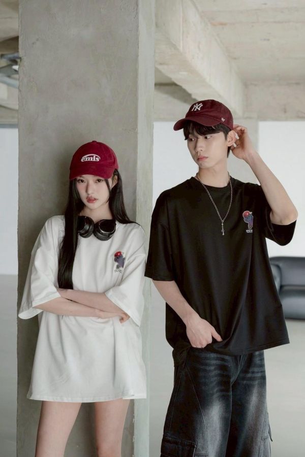 【現貨】閃電貓柴犬炫彩反光短Tee 