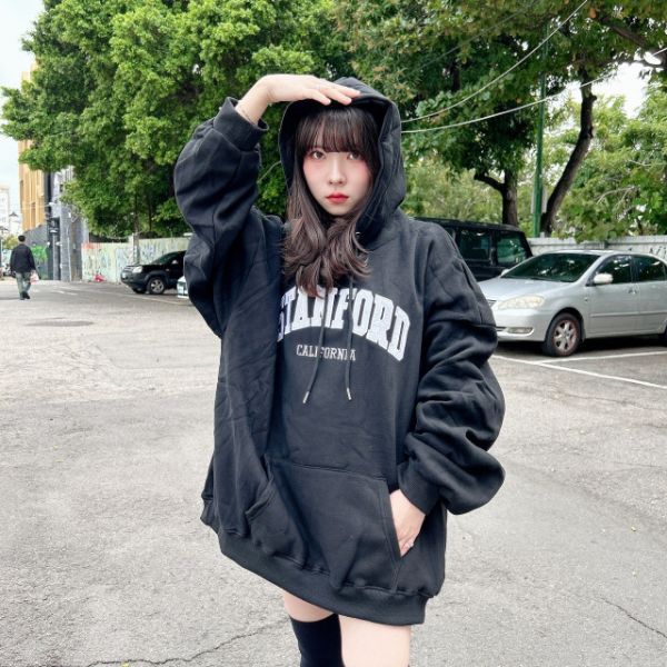 【預購】STANFORD貼布繡重磅帽Tee 