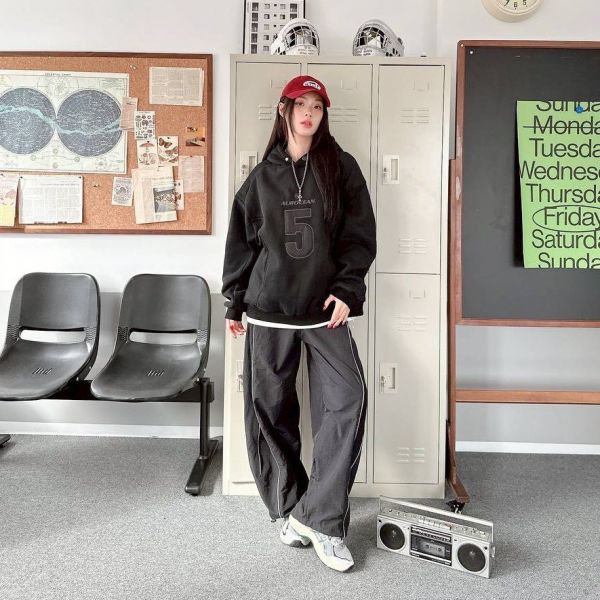 AUROCEAN 5領釦刷毛帽Tee 