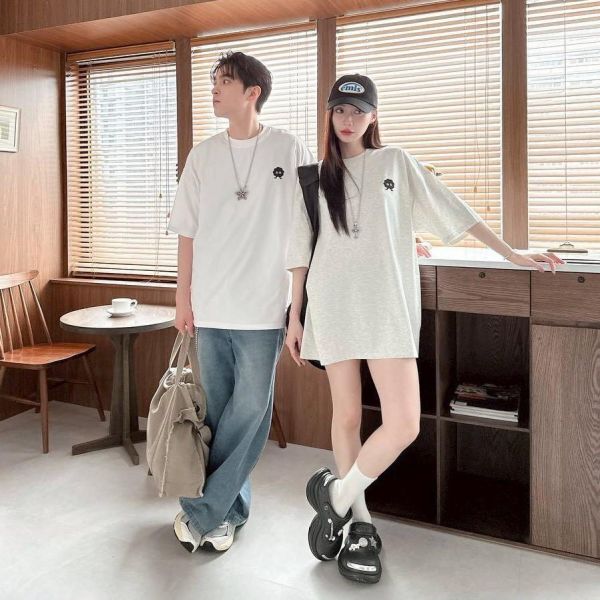 【SORONA®】煤炭球刺繡涼感短Tee 