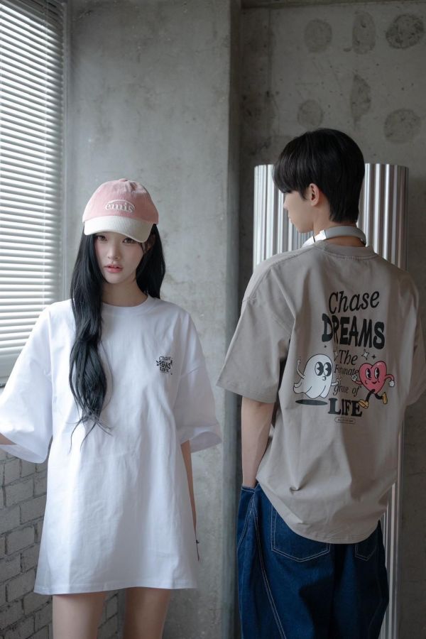 【現貨】Chase幽靈愛心印花短Tee 