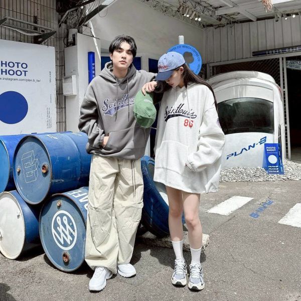 Saintlauis 86貼布刺繡刷毛帽Tee 