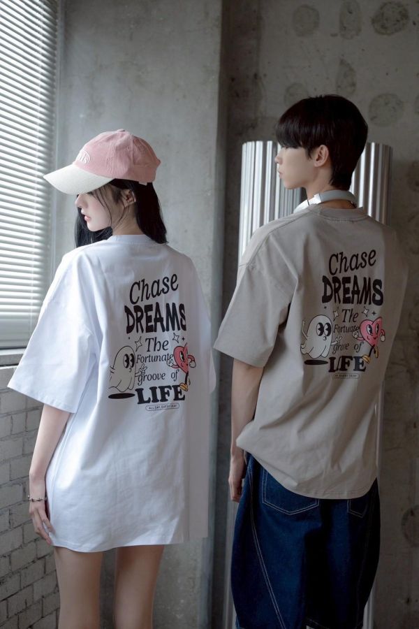 【現貨】Chase幽靈愛心印花短Tee 