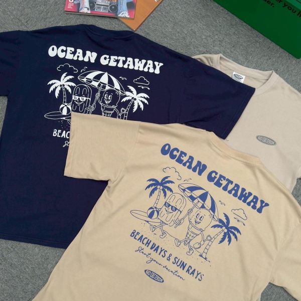 【現貨】陽光海岸雪糕甜筒印花短Tee 