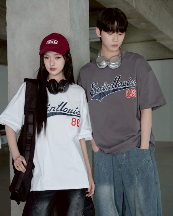 【現貨】Saintlouis86刺繡短Tee 