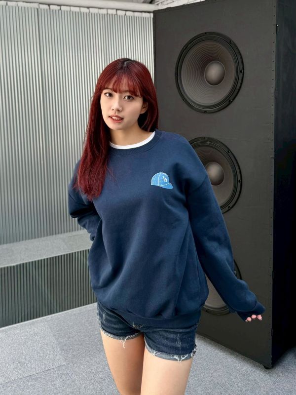 LA棒球帽刷毛大學Tee 