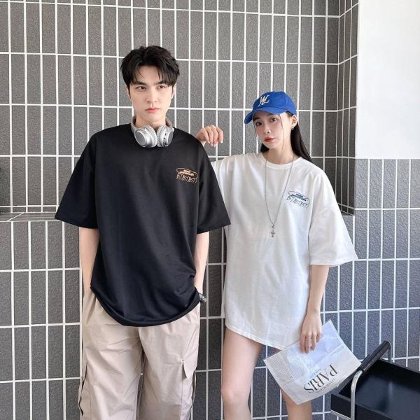 BEAR VACATION鏤空字體小熊短Tee 