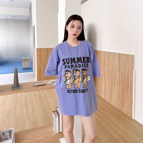 【現貨】SUMMER PARADISE 三隻衝浪板熊Tee 