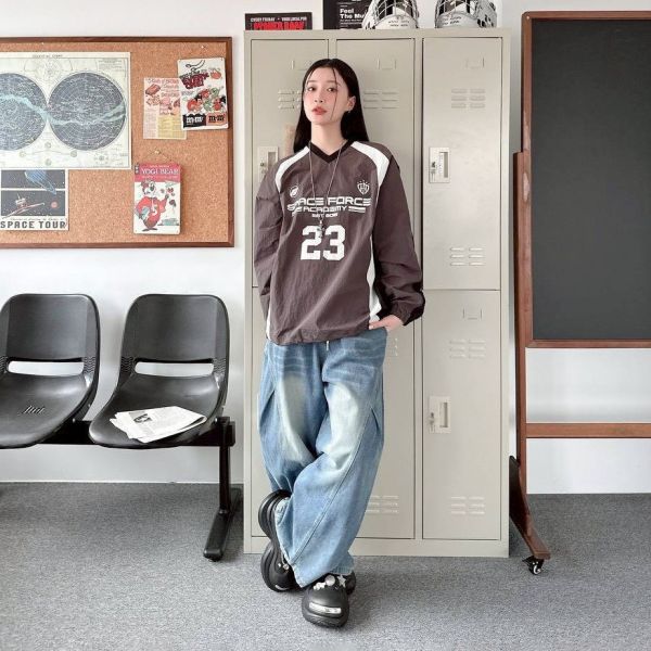 【現貨】SPACE FORCE 23賽車風束口風衣 