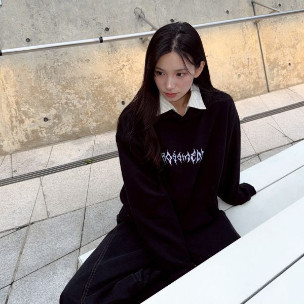 【現貨】CROSSMEDIA 刺繡街頭抓痕字寬短帽Tee 