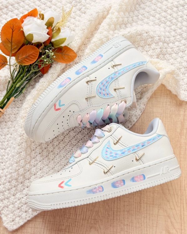 【訂製款】Nike Air Force1 莫奈印象 - 女款 