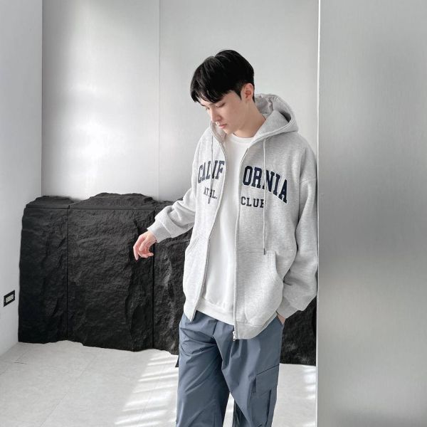刺繡CALIFORNIA連帽外套 