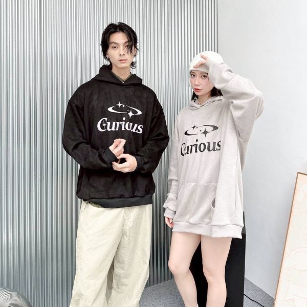 Curious星芒印花麂皮帽Tee 