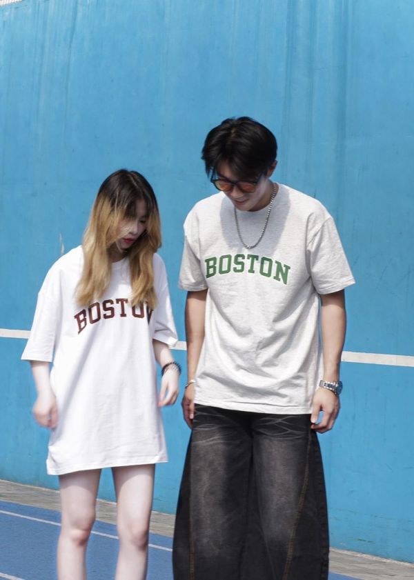 【現貨】BOSTON英字短Tee 