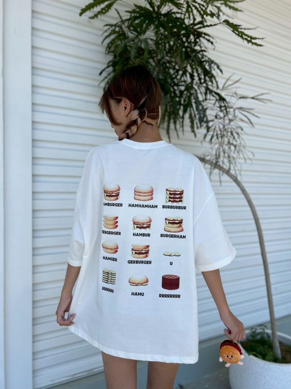 【現貨】想吃一口漢堡堡Tee 