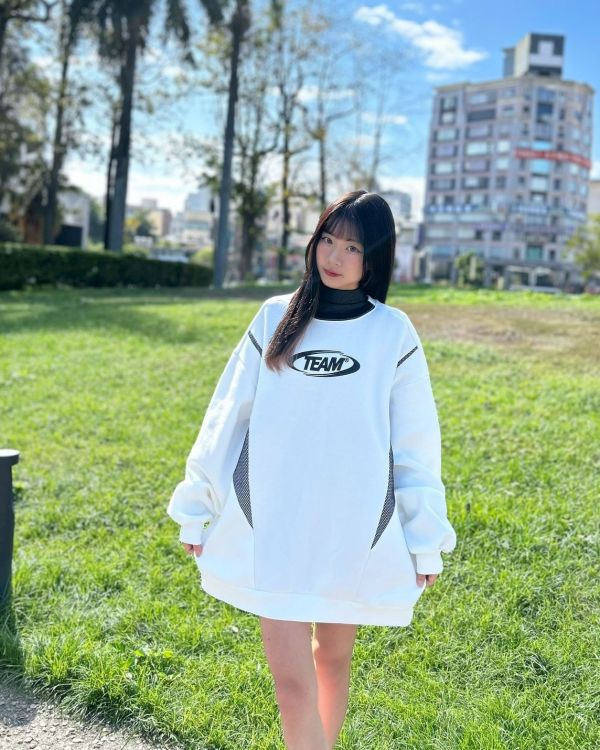 TEAM圓標網眼刷毛大學Tee 