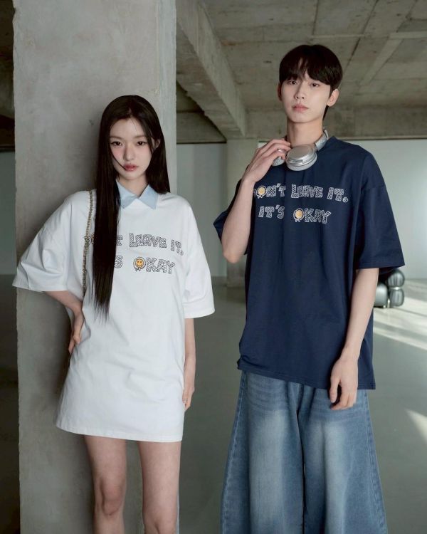 【SORONA®】DON’T LEAVE IT.插畫手寫涼感短Tee 