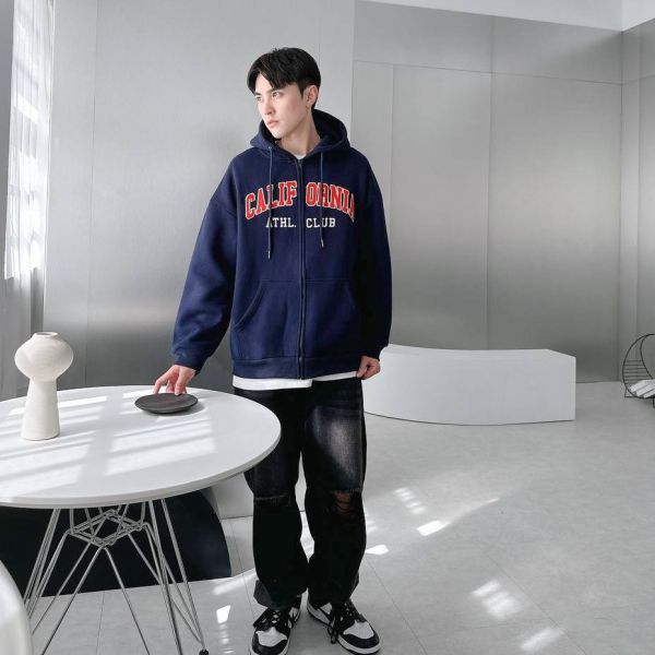 刺繡CALIFORNIA連帽外套 