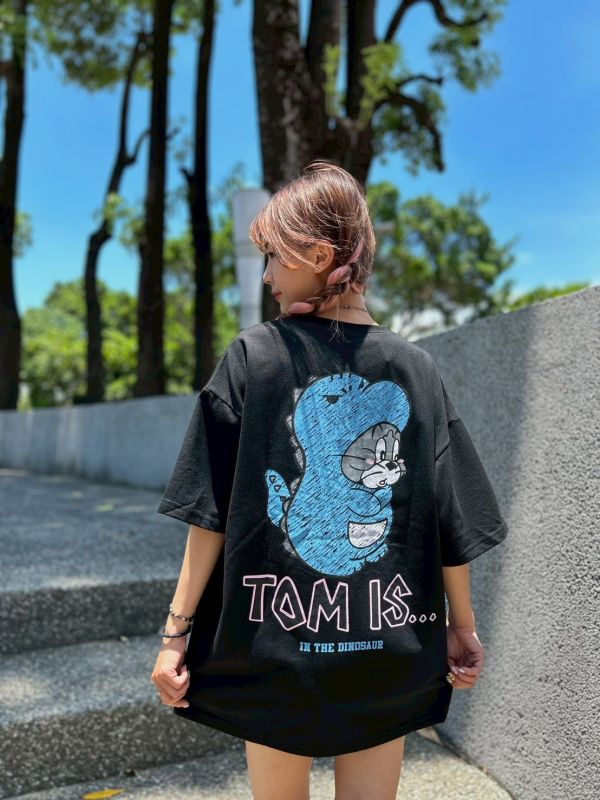 【現貨】TOM&JERRY手繪感印花Tee 