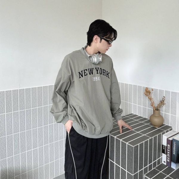 【現貨】NEW YORK 199X美式復古刺繡風衣 