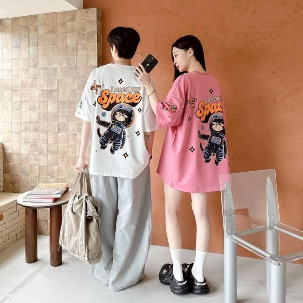 【現貨+預購】Space太空貓印花短Tee 