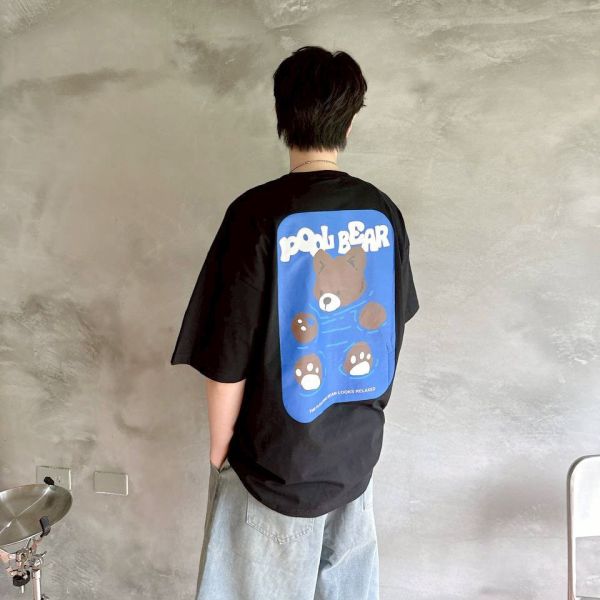 POOL BEAR小熊印花Tee 
