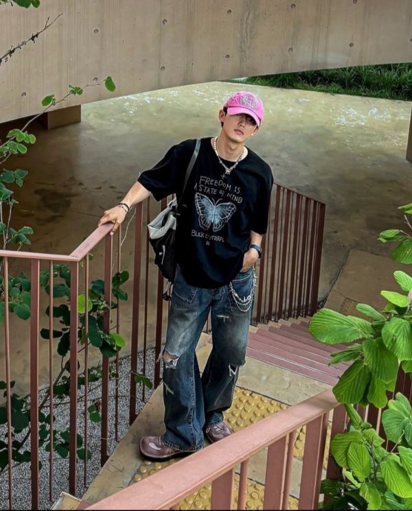 【預購】幻影噴墨蝴蝶Tee 