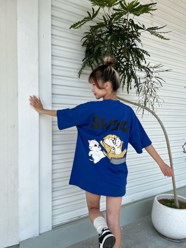 【SORONA®現貨】SWING柴犬鞦韆涼感Tee 