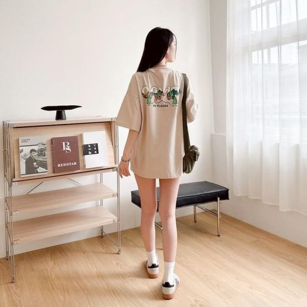 森林露營印花短Tee 