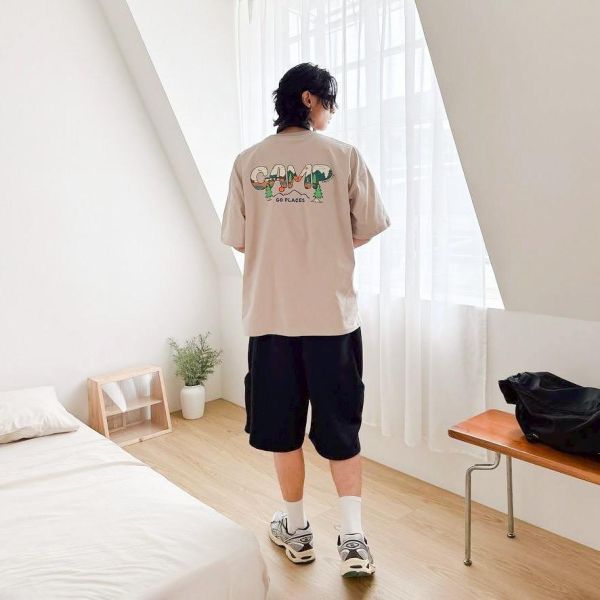 森林露營印花短Tee 