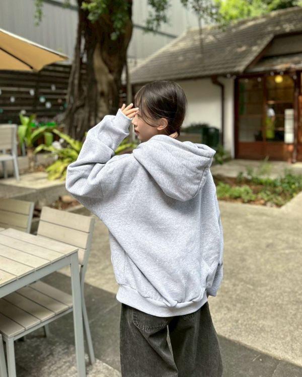 【現貨】雙拉鍊寬短版連帽棉外套 