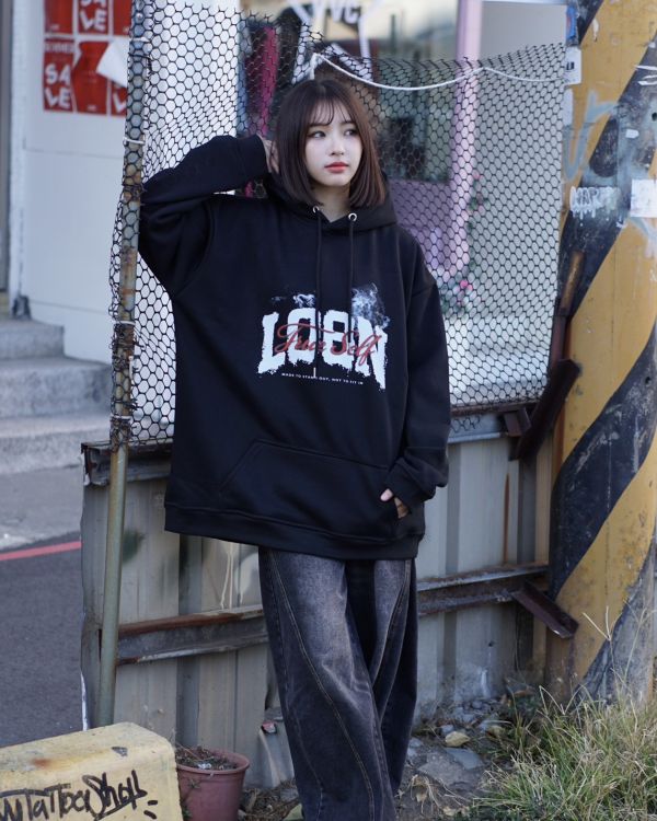 現貨【牛奶暖絨】LOBN煙霧牛奶絨帽Tee 