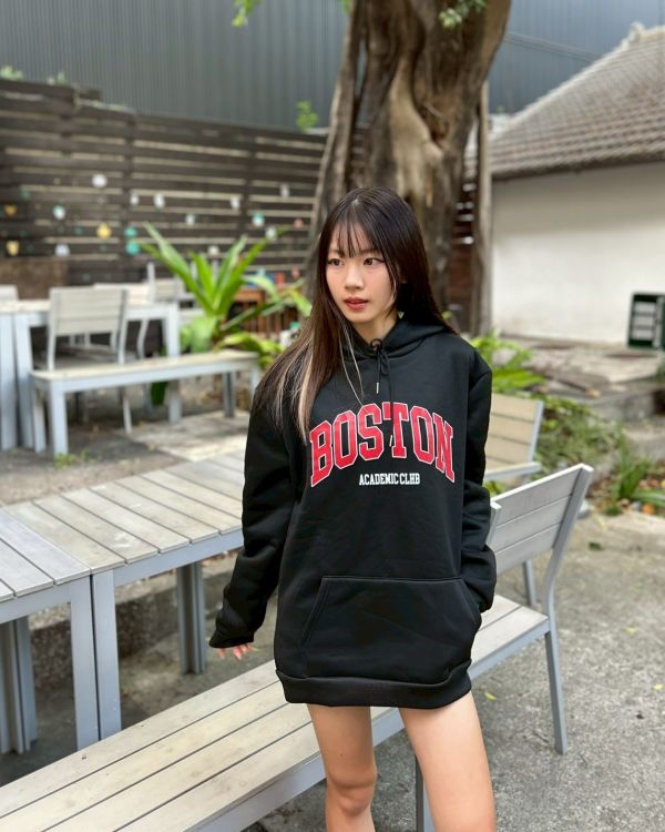 【現貨】BOSTON刷毛帽Tee 