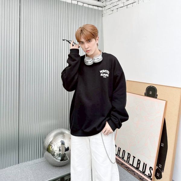 MONSTER BEHAVIOR怪獸插畫刷毛大學Tee 