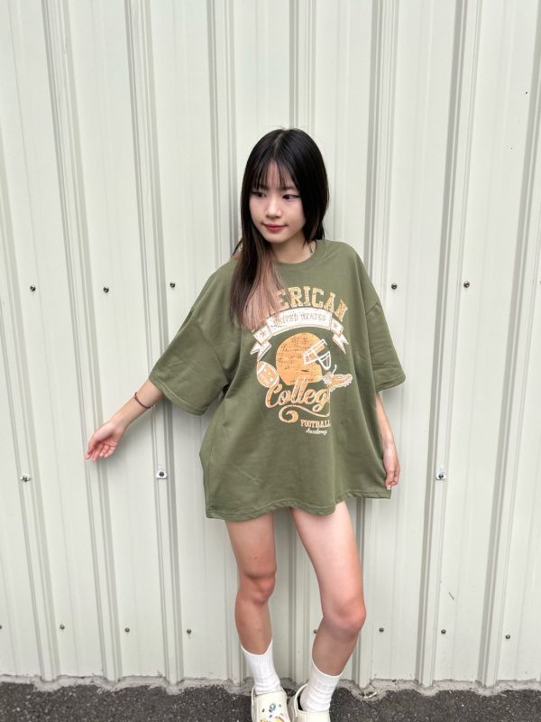 【現貨】美式復古學院Tee 