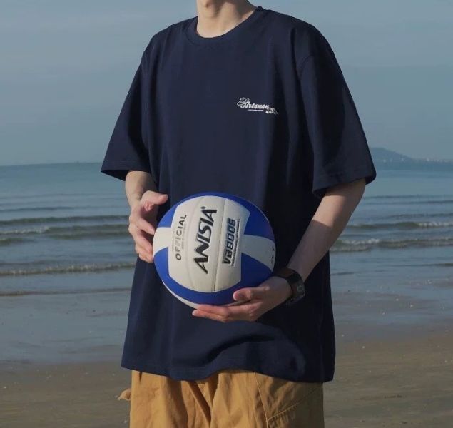 素描畫露營短Tee 