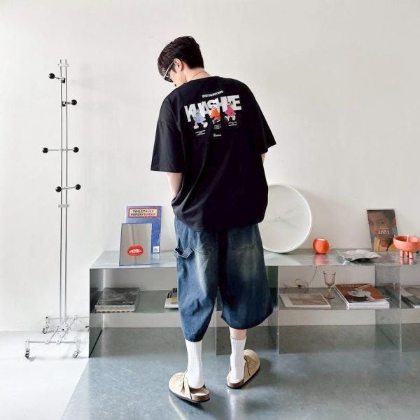 【現貨+預購】三角錐印花短Tee 