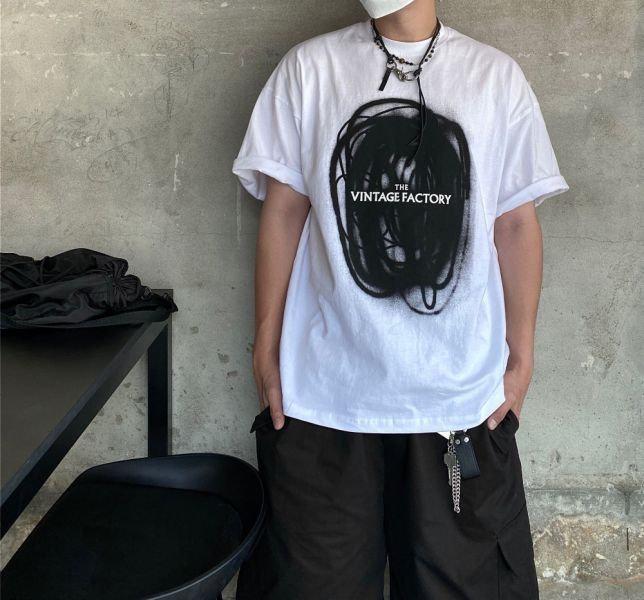 藝術描繪風格純棉Tee 