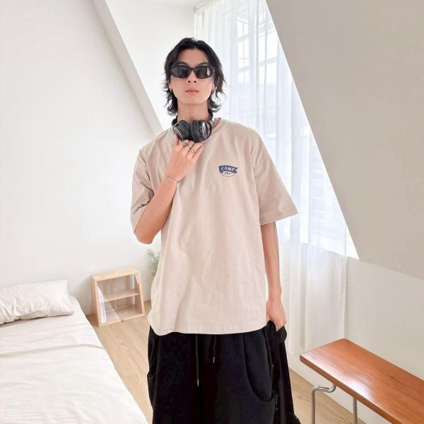 森林露營印花短Tee 