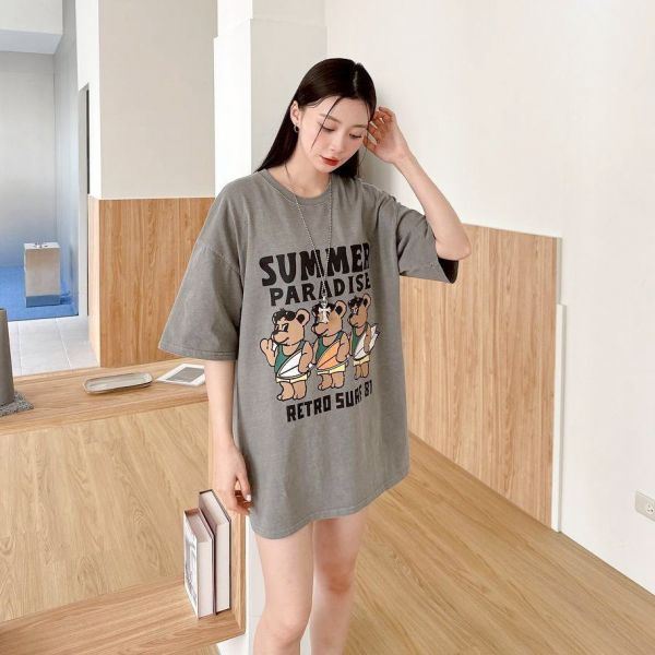 【現貨】SUMMER PARADISE 三隻衝浪板熊Tee 