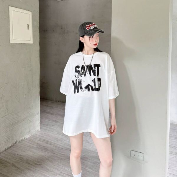 SAINT WORLD星星消散印花Tee 