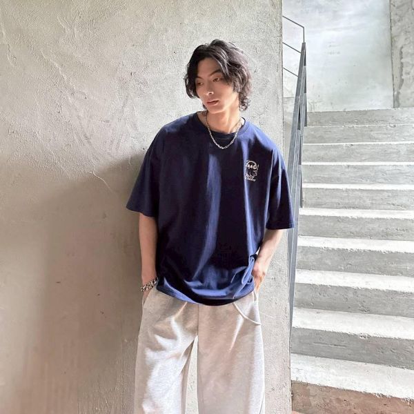 嘟嘴音樂幽靈印花短Tee 
